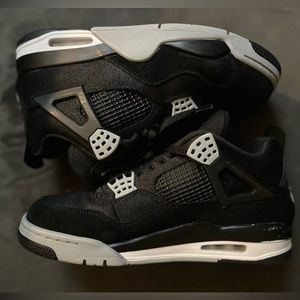 Jordan 4 Black Canvas, Men’s 9